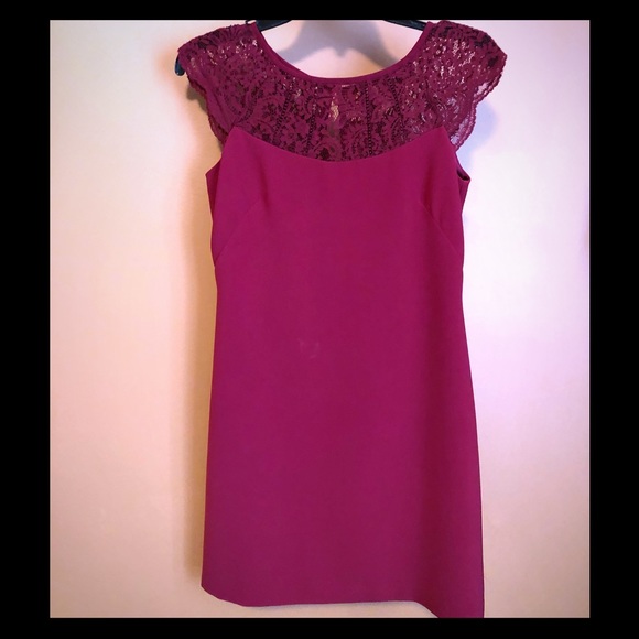 White House black Market Red Midi Dress - Picture 1 of 5